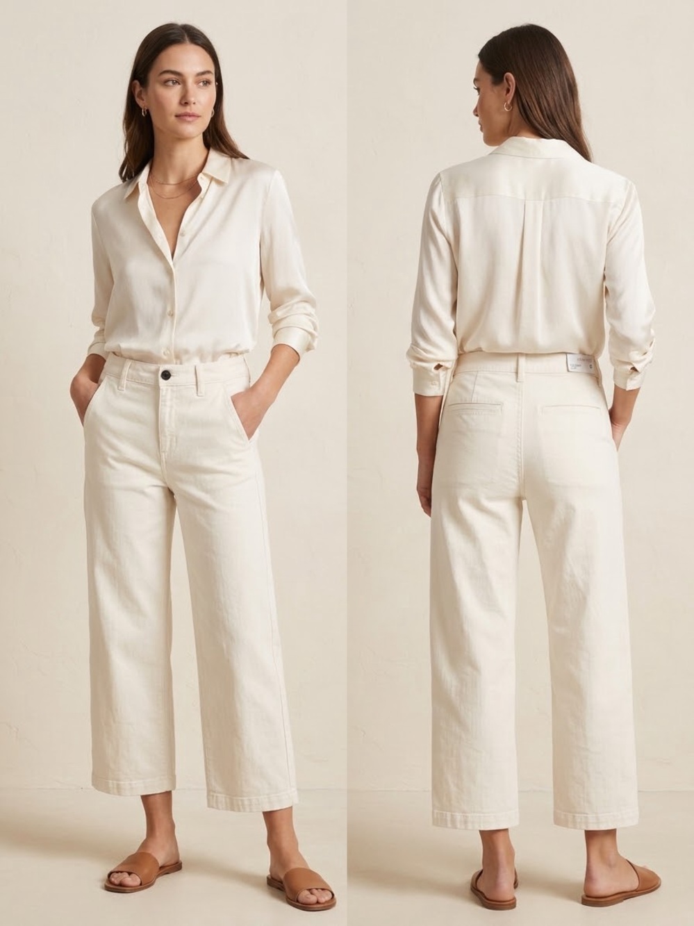 Ella Moss Wide Leg Crop Jean